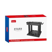 Stand penyimpanan kotak Game multifungsi, untuk Nintendo-Switch braket konsol untuk Joy Cons saklar