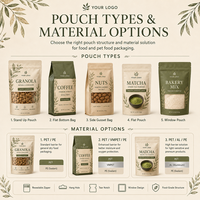 Emballage personnalisé pour aliments pour animaux de compagnie, sachet autoportant, boîte en kraft, sac d'expédition, étiquette adhésive, fabricant de solutions d'emballage tout-en-un