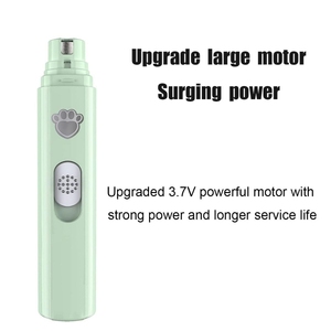 Lime à ongles rechargeable USB de luxe 2025 pour animaux de compagnie, en ABS et céramique, automatique, silencieuse et portable pour chats et chiens - Product Image 2