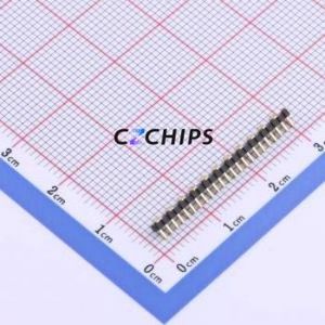 X1311WVS-23J-C18D42R2 Pin Header SMD,P=1.27mm Connector ( Pin Structure: 1x23P )( Pitch: 1.27mm )( Row Spacing: 1.27mm ) - Product Image 1