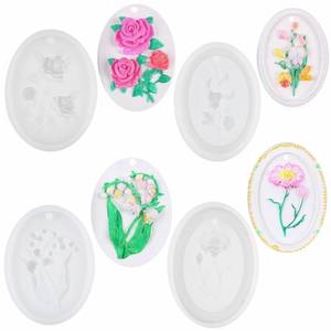 Y fiore auto Freshie <span class=keywords><strong>Silicone</strong></span> resina epossidica per la realizzazione di sapone perline ciondolo candela resina - Product Image 5