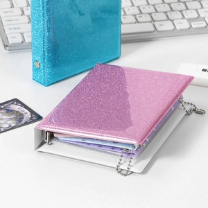 A7 M5 vòng nhỏ chất kết dính thu thập cuốn sách long lanh rực rỡ thẻ Laser cuốn sách Album ảnh Bưu Thiếp giấy tiền tiết kiệm tập tin thư mục - Product Image 2