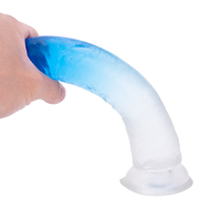 Para juego de pareja Blue Bondage Gear producto para adultos gran Consolador Correa en consolador Bondage cinturón juguetes sexuales para mujeres consolador portátil