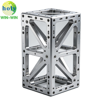 Structure de treillis cubique creuse en aluminium usinée CNC sur mesure à 5 axes pour équipement d'automatisation - Fabricant d'usinage CNC