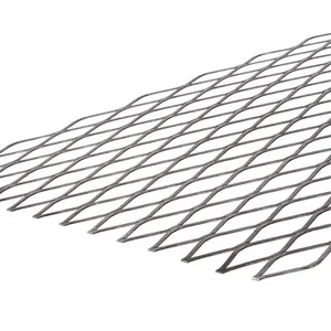 3/4#13 flattened galvanized steel stainless steel diamond expanded metal mesh grating price