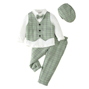 <span class=keywords><strong>Elegante</strong></span> Set di 4 Pezzi per Bambino, Abito Formale per Matrimonio, Compleanno, Festività - Product Image 5