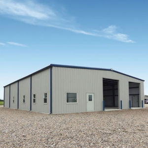 Gudang logam prefabrikasi tahan air dan tahan lama cocok untuk garasi penyimpanan luar ruangan dan penggunaan industri - Product Image 2