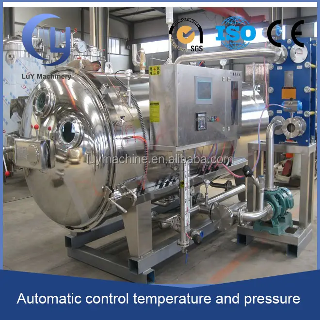 luy brand automatic control temperature pasteurization autoclave sterilizer