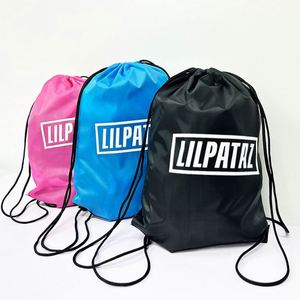 420D <b>Waterproof</b> Polyester Nylon <b>Drawstring</b> <b>Bag</b> <b>Drawstring</b> Backpack Beach <b>Bags</b> <b>Drawstring</b> Custom <b>Bag</b> - Product Image 1