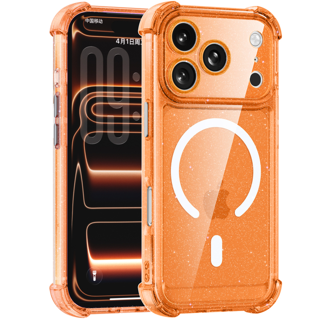 Custom 4-Corner for Reinforced Magnetic Anti-Fall Clear Luxury Design Shockproof Anti-Fingerprint 360 Mobile Phone Case