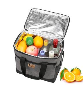 Prix <span class=keywords><strong>moins</strong></span> <span class=keywords><strong>cher</strong></span> Grand sac fourre-tout isotherme Portable sac à déjeuner isolé livraison de nourriture en gros sac isotherme - Product Image 4