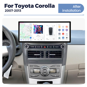 Duduauto Uis7870 12.3Inch Xe Thông Minh Android Máy Nghe Nhạc Autoradio Stereo Đầu Đơn Vị Định Vị GPS Cho Toyota Corolla 2007-2013 - Product Image 2