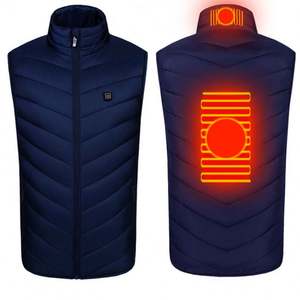 เสื้อกั๊กอุ่น OEM รุ่นปี 2026 สำหรับฤดูหนาว แบบมีซิป ช่องเสียบ USB 5V  พร้อมฮู้ด  ไซส์ใหญ่พิเศษ สำหรับผู้ชาย - Product Image 6