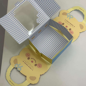 Kotak Kemasan Makanan Bawa Pulang Berbahan Kertas Kraft Daur Ulang Kelas Makanan dengan Penutup Magnetik dan Laminasi Matt untuk Sandwich, Dapat Ditambahkan Logo - Product Image 2