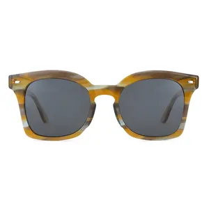 Sonnenbrille Herrenbrille polarisierte anpassbare hochwertige Epoxidharze individuelles Logo Sonnenbrille 2024 Brille für Herren