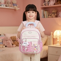 Mochila Infantil Impermeable con Estampado de Dibujos Animados para Niñas de 3 a 6 Años, Regreso a Clases