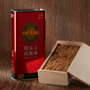 Ginseng Rojo Coreano Cortado de 6 Años en Conserva, Alimento Saludable, Ginseng Rojo Coreano Tradicional Cortado en Rodajas Premium - Product Image 1