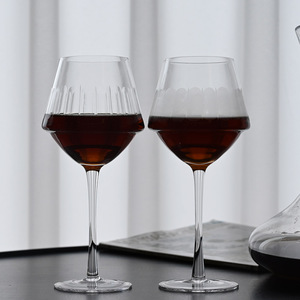 <span class=keywords><strong>Verres</strong></span> à vin rouge Bordeaux en cristal soufflé à la main sans plomb Lanques Premium CUT, compatibles lave-vaisselle, pour la maison et <span class=keywords><strong>les</strong></span> événements de mariage - Product Image 2