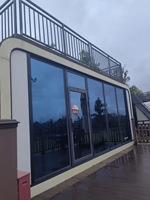 Maison conteneur Apple Cabin 20ft 40ft, étanche et durable, pour bureau, centre d'accueil, hôtel, préfabriquée en aluminium, moderne, garantie 30 ans