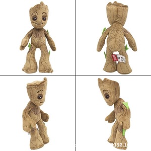 Muñeca <span class=keywords><strong>Groot</strong></span> Guardianes <span class=keywords><strong>DE</strong></span> LA Galaxia Periférico Anime Muñeca Pequeño Árbol Hombre Peluche Muñeca Marioneta Adorno - Product Image 2