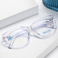 Fashion 2021 Big Computer Glass Anti Blue Light Eyewear Unisex Man Custom Frame Female Logo 3D Shape Eyeglass