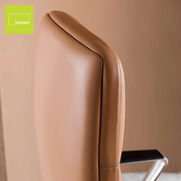 Bureau d'accueil haut de gamme AVEC chaise de bureau de direction, chaise de bureau de direction avec appui-tête