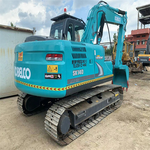 Excavadora de orugas de segunda mano, bien mantenida, excavadora usada Kobelco SK140 de 14 toneladas - Product Image 1