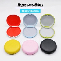 Boîte de rangement magnétique en plastique pour appareils dentaires invisibles, modèle 2026, vente chaude