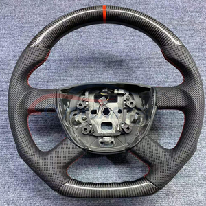 Volante de Fibra de Carbono con Palanca de Cambios de Cuero y LED RPM para Ford Focus <span class=keywords><strong>Kuga</strong></span> <span class=keywords><strong>ST</strong></span> Transit Mondeo Fusion de Estilo Antiguo - Product Image 4