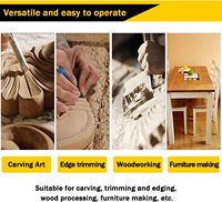 4 Pcs Fabricants d'outils de tournage pour le travail du bois Vente en gros Divers modèles de ciseaux à bois durables de haute qualité et pratiques