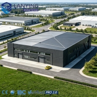 Paneles Sándwich de Acero Galvanizado Ligero Prefabricados Industriales con Aislamiento de Lana de Roca para Almacenes de Gran Envergadura con Resistencia al Viento de 121+ mph