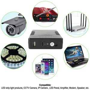 CE認定バッテリーパック5V12V 6000mAhUSBデュアル出力外部充電式12Vリチウムイオンバッテリー - Product Image 6