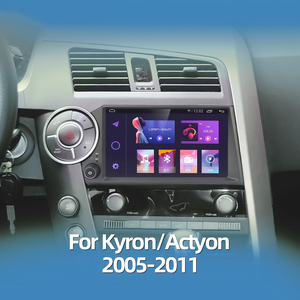 Reproductor Multimedia Android 12 para Auto, GPS, Navegación, Pantalla para Auto, CarPlay para <span class=keywords><strong>Ssangyong</strong></span> Kyron <span class=keywords><strong>Actyon</strong></span> 2005-2011, Grabadora, DSP, WIFI - Product Image 2
