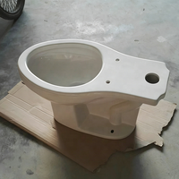 Cuvette de toilette universelle avec valve de chasse d'eau