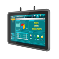 Ordinateur PC robuste à écran tactile de 8 pouces avec lunette de 3mm avec Android Win7/10 Linux OS COM 6-36V pour camion de véhicule