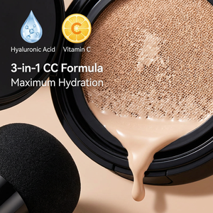 Fond de teint hydratant effet coussin d'air pour peaux sèches, hydratation intense, <span class=keywords><strong>crème</strong></span> <span class=keywords><strong>BB</strong></span> longue tenue, look naturel <span class=keywords><strong>et</strong></span> éclatant - Product Image 3