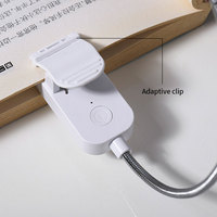 Lampe de lecture LED flexible en gros pour la protection des yeux, mini marque-page lumineux à clipser pour la lecture
