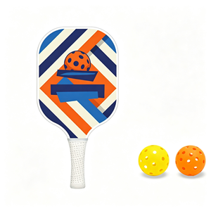 Juego de Pickleball para Patio Trasero con Superficie de Fibra de Vidrio, para Jardín, Entrada de Vehículos, Cancha Doméstica, Deporte Familiar, con Palas, Pelotas, Bolsa y Kit Profesional - Product Image 1