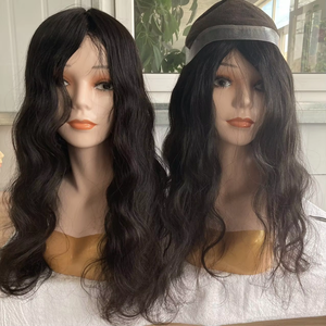 Système <span class=keywords><strong>capillaire</strong></span> complet personnalisé pour cheveux longs, avec dentelle intégrale et toupet en PU, perruque médicale - Product Image 2