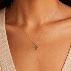 Collar con Colgante del Zodiaco de Oro de 14k y Plata S925, Joyería de Horóscopo, Productos Más Vendidos de Gemnel 2025 - Product Image 4