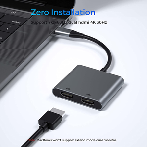 <span class=keywords><strong>TUTI</strong></span> Meilleures ventes Hub USB Logo personnalisé OEM Double moniteur/affichage USB3.0 PD 100w Charge Double HDTV 4k60hz Type c Station d'accueil - Product Image 5