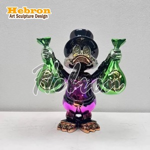 Escultura <span class=keywords><strong>de</strong></span> <span class=keywords><strong>Mickey</strong></span> <span class=keywords><strong>Mouse</strong></span> y Pato Donald en Resina y Fibra Hecha a Mano, Estatua <span class=keywords><strong>de</strong></span> Dibujos Animados Personalizada <span class=keywords><strong>para</strong></span> Decoración Exterior del Hogar - Product Image 4