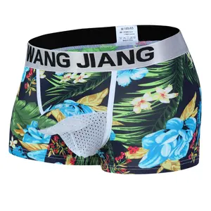 pattern printed breathable elephant nose men's briefs boxers sexy mens underwear boxer briefs