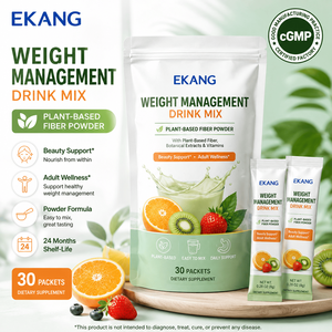 Complément Alimentaire en Poudre de Fibres Végétales pour la Gestion du Poids, Fabriqué aux États-Unis, 30 Sachets pour le Bien-être des Adultes - Product Image 1