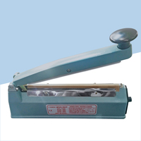 Machine de thermoscellage manuelle pour sacs en plastique PFS200 avec coque en aluminium, transformateur à grande bobine en cuivre
