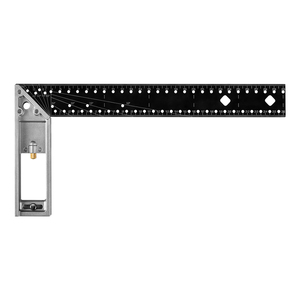 45/90 Grad Dreieck Quadrat Lineal 30cm Aluminium legierung rechtwinkliges Lineal Holz bearbeitung Versuchen Sie Quadrat für mehrere Zwecke Tischler - Product Image 1