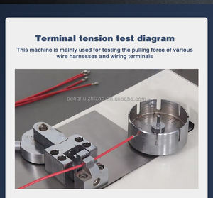 Probador de tracción de terminal de 100kg Probador de tracción de cable Probador de empuje de crimpado automático Probador de fuerza de tracción de terminal 1000 N - Product Image 5