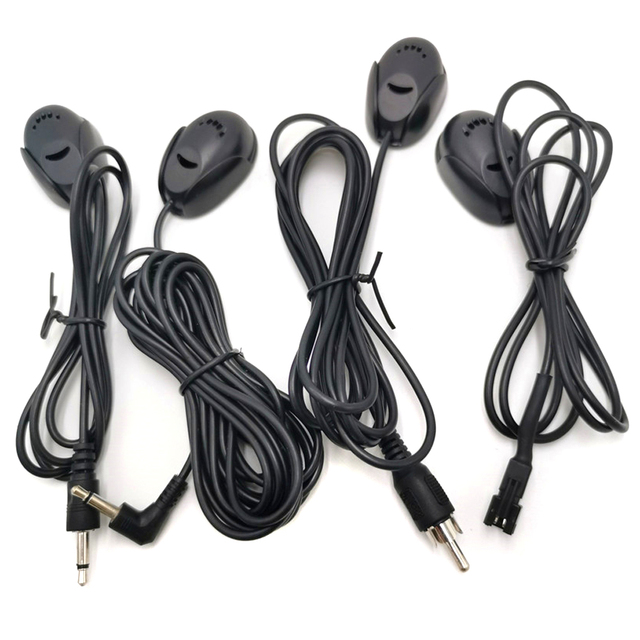 Mic 3.5mm External Microphone Assembly for Car Vehicle Head Unit BT Enabled Audio Stereo Radio Receiver GPS DVD