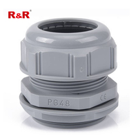 R & R Presse-étoupe en nylon de meilleure qualité tous types PG Pa66 échantillon gratuit RNS PG7 PG9 PG11 PG13.5 PG16 PG21 PG29 PG36 PG42 PG48