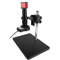 Mikroskop Digital 180x dengan Zoom yang dapat disesuaikan HD-MI solder USB kaca pembesar 13MP kamera elektronik perekam